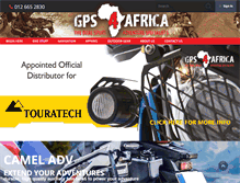 Tablet Screenshot of gps4africa.co.za